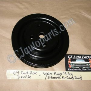 RESTORED 1968 1969 Cadillac Deville Eldorado Fleetwood Calais 472 500 Engine DOUBLE GROOVE WATER PUMP PULLEY #1490924