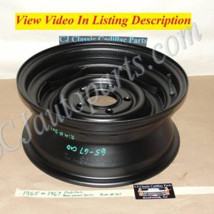 OEM 1965 1966 1967 Cadillac Deville Fleetwood Calais 1965 1966 Eldorado RWD Electrofuse 15 x 6 STEEL WHEEL RIM #301 #1483457
