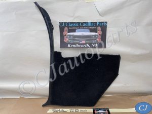 OEM 1969 1970 Cadillac Deville Fleetwood Calais LEFT DRIVER SIDE KICK PANEL TRIM (BLACK)