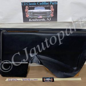 OEM 1971 1972 1973 1974 1975 1976 Cadillac Coupe Deville Calais 2 Dr RIGHT PASSENGER SIDE REAR LOWER DOOR PANEL ARM REST BLACK