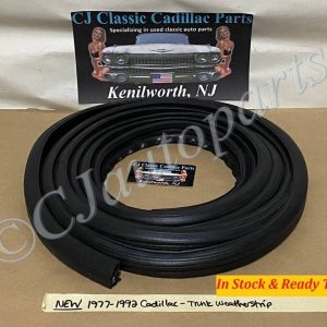 1977 1978 1979 1980 1981 1982 1983 1984 1985 1986 1987 1988 1989 1990 1991 1992 CADILLAC ELDORADO DEVILLE FLEETWOOD SEVILLE TRUNK WEATHERSTRIP SEAL
