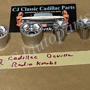 OEM 1961 1962 Cadillac Deville Eldorado Fleetwood DASH RADIO KNOBS **EXCELLENT CONDITION** #1483210