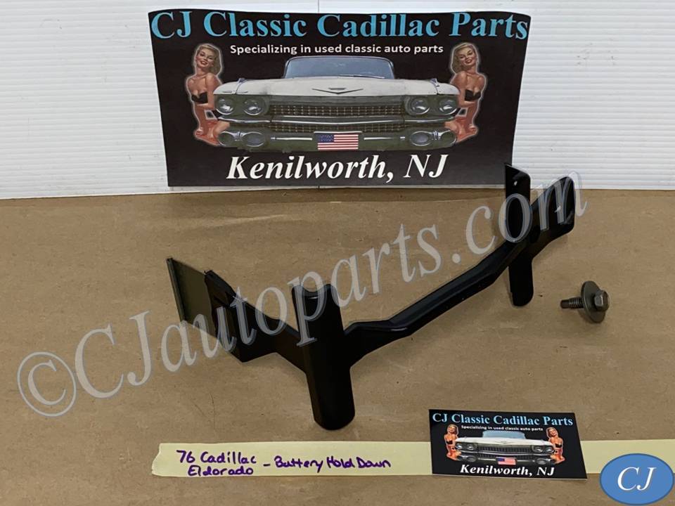 OEM 1975 1976 Cadillac Deville Fleetwood Calais 1975 1976 1977 1978 Cadillac Eldorado BATTERY HOLD DOWN MOUNTING BRACKET #1608537/1605096