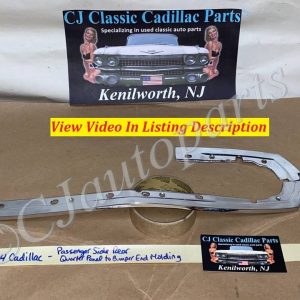 OEM 1964 Cadillac Deville Eldorado Fleetwood RIGHT PASSENGER SIDE QUARTER PANEL TO BUMPER END MOLDING TRIM #446374
