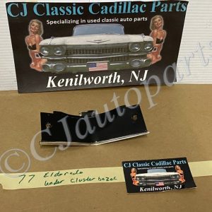 OEM 1974 1975 1975 Cadillac Deville Fleetwood Calais 1974 1975 1976 1977 1978 Eldorado DASH UNDER CLUSTER BEZEL STEERING COLUMN TRIM #1603003
