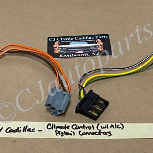 OEM 1964 Cadillac Deville Eldorado Fleetwood TEMPERATURE A/C HEATER CLIMATE CONTROL WIRE HARNESS PIGTAIL CONNECTORS (With A/C)