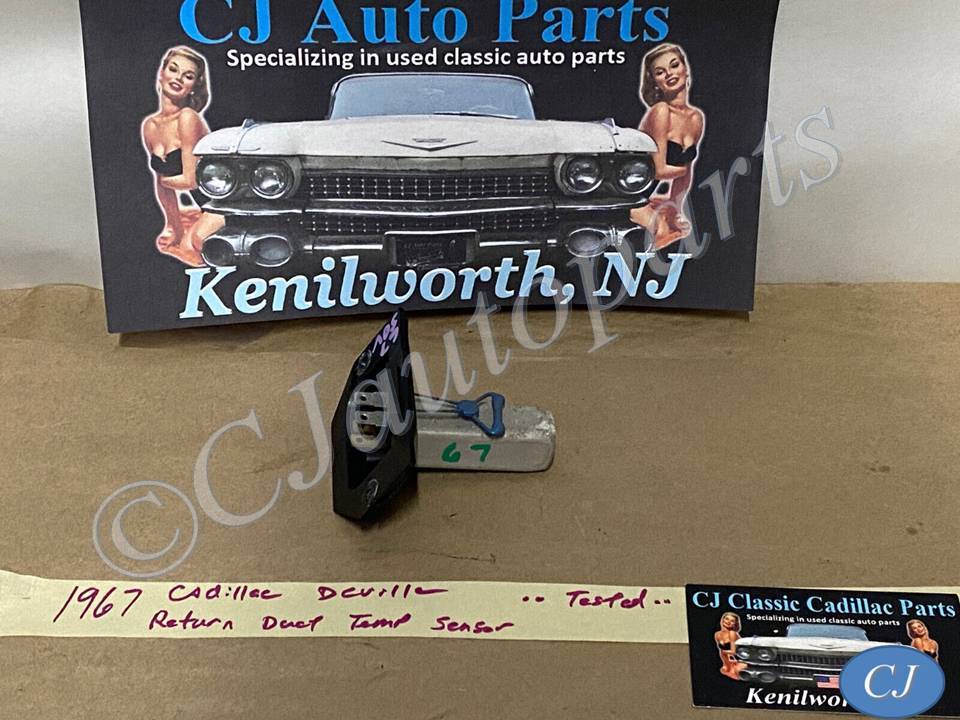 OEM 1965 1966 1967 1968 Cadillac Deville Fleetwood Calais 1965 1966 Eldorado CLIMATE CONTROL AIR RETURN DUCT TEMPERATURE SENSOR SWITCH #7289845/JSE-141