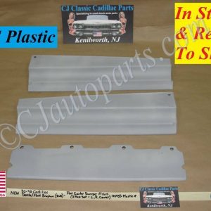 NEW ABS 1980 1981 1982 1983 1984 1985 1986 1987 1988 1989 1990 1991 1992 CADILLAC DEVILLE FLEETWOOD BROUGHAM RWD FLAT CENTER TRUNK TO BUMPER FILLER PANELS - 3 PIECE SET