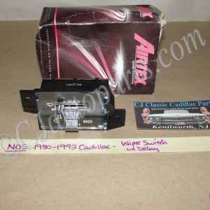 NOS 1980 1981 1982 1983 1984 1985 1986 1987 1988 1989 1990 1991 1992 CADILLAC BROUGHAM ELDORADO SEVILLE DEVILLE FLEETWOOD WINDSHIELD WIPER SWITCH WITH PULSE DELAY & WASH BUTTON