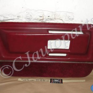 OEM 1971 1972 1973 1974 1975 1976 Cadillac Sedan Deville Fleetwood Calais 4 Door LEFT DRIVER SIDE REAR LOWER DOOR PANEL RED