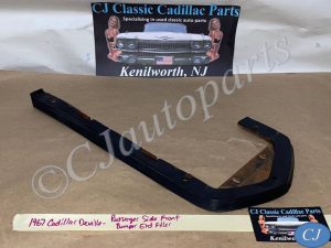 OEM 1967 1968 Cadillac Deville Calais Fleetwood RIGHT PASSENGER SIDE SIDE RUBBER FRONT FENDER TO BUMPER END FILLERS PANEL #1487327
