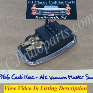 OEM 1964 1965 1966 1967 1968 1969 1970 1971 1972 1973 1974 Cadillac Deville Fleetwood Calais Eldorado A/C CLIMATE CONTROL VACUUM MASTER RELAY SWITCH STEAMBOAT *TESTED*