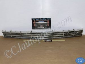 OEM 1963 Cadillac Deville Fleetwood Eldorado FRONT LOWER GRILL WITH SCRIPT EMBLEM #3632120/#3631820