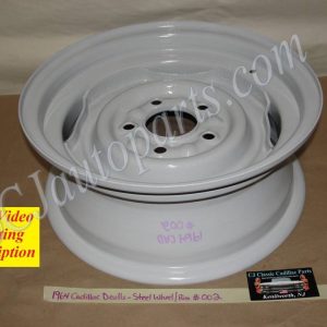 OEM 1961 1962 1963 1964 Cadillac Deville Eldorado Fleetwood ELECTROFUSE STEEL WHEEL RIM #002