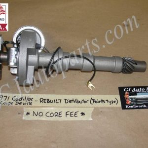 REBUILT 1971 1972 Cadillac Deville Fleetwood Eldorado Calais 472/500 Engine IGNITION POINTS DISTRIBUTOR #1112065