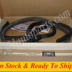 RR 5010-B METRO MOULDED SOFTSEAL 1979 1980 1981 1982 1983 1984 1985 CADILLAC ELDORADO TORONADO RIVIERA 2 DOOR HARDTOP ROOF RAIL WEATHERSTRIP SEALS (PAIR)