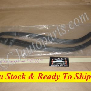 NEW 1963-1964 CADILLAC SERIES 62 ELDORADO CONVERTIBLE WINDSHIELD A PILLAR HINGE PILLAR POST SEAL WEATHERSTRIP RIGHT & LEFT