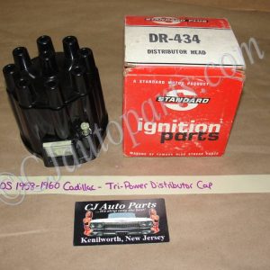NOS 1958 1959 1960 CADILLAC DEVILLE ELDORADO FLEETWOOD TRI-POWER DISTRIBUTOR CAP (MODELS WITH THREE-2BBL CARBS ONLY)