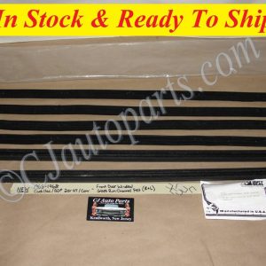NEW 1965 1966 1967 1968 CADILLAC DEVILLE CALAIS 1965 1966 ELDORADO 2DR HARDTOP CONVERTIBLE FRONT DOOR WINDOW GLASS RUN CHANNEL WEATHERSTRIP FELT SET - RIGHT & LEFT