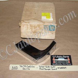 NOS GM ORIGINAL 1976 1977 1978 1979 CADILLAC SEVILLE LEFT OUTER FRONT BUMPER GUARD