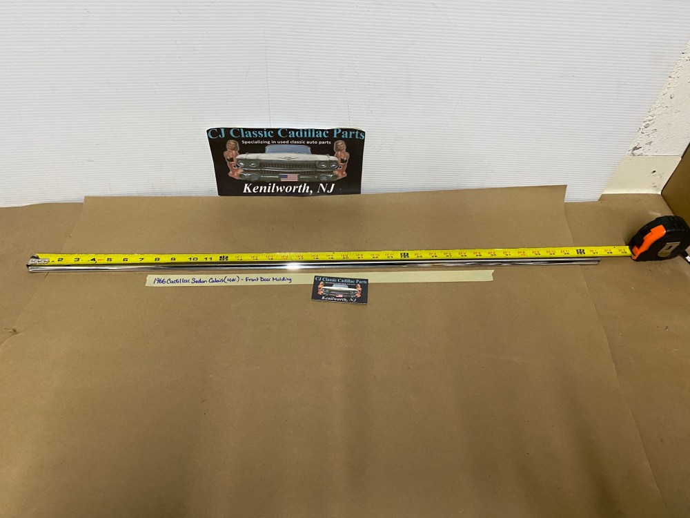 OEM 1965 1966 Cadillac Sedan Calais Deville Fleetwood FRONT DOOR CENTER MOLDING TRIM SPEAR #4227317 - Image 11