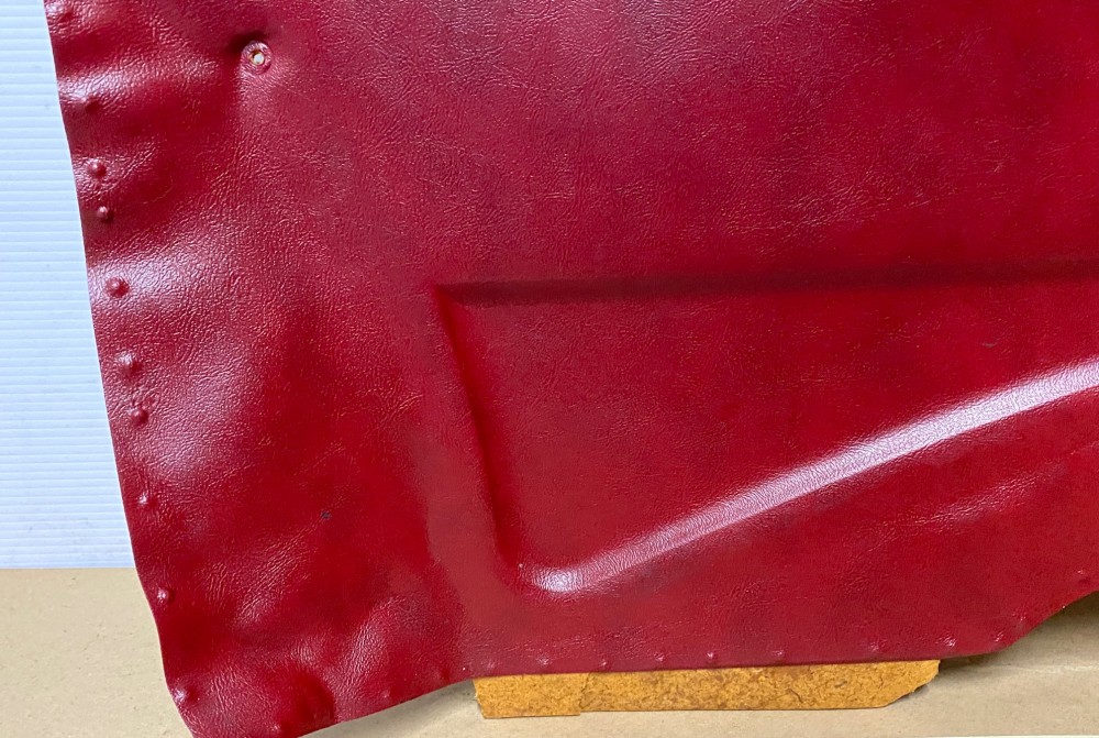 OEM 1971 1972 1973 1974 1975 1976 Cadillac Coupe Deville Calais 2 Dr LEFT DRIVER SIDE REAR LOWER DOOR PANEL ARM REST ~ RED - Image 11