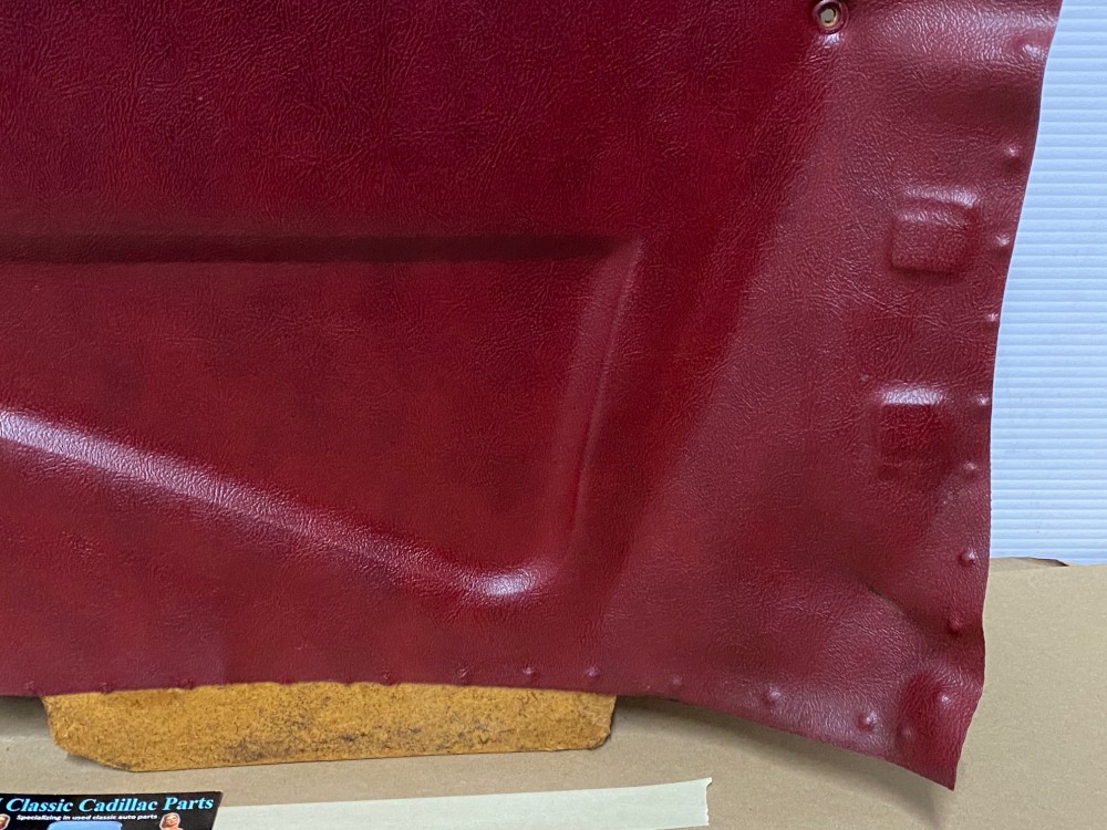 OEM 1971 1972 1973 1974 1975 1976 Cadillac Coupe Deville Calais 2 Dr RIGHT PASSENGER SIDE REAR LOWER DOOR PANEL ARM REST ~ RED - Image 12