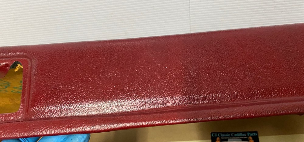 OEM 1971 1972 1973 1974 1975 1976 Cadillac Coupe Deville Calais 2 Dr LEFT DRIVER SIDE REAR LOWER DOOR PANEL ARM REST ~ RED - Image 13