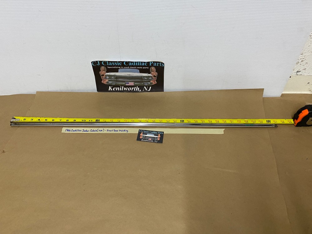 OEM 1965 1966 Cadillac Sedan Calais Deville Fleetwood FRONT DOOR CENTER MOLDING TRIM SPEAR #4227317 - Image 14