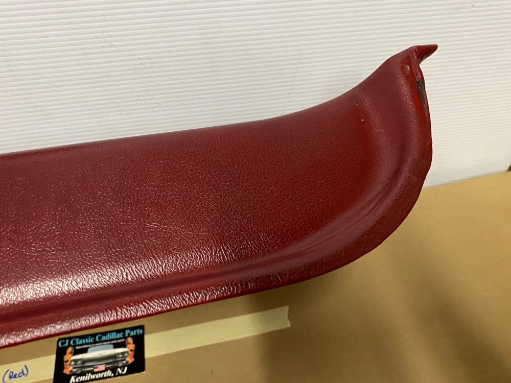 OEM 1971 1972 1973 1974 1975 1976 Cadillac Coupe Deville Calais 2 Dr LEFT DRIVER SIDE REAR LOWER DOOR PANEL ARM REST ~ RED - Image 15