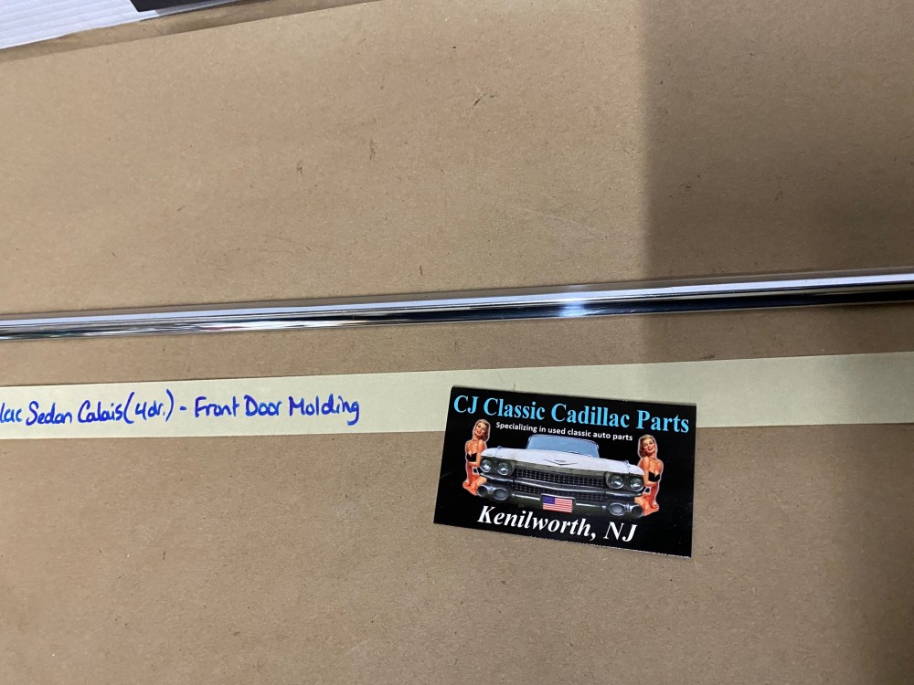 OEM 1965 1966 Cadillac Sedan Calais Deville Fleetwood FRONT DOOR CENTER MOLDING TRIM SPEAR #4227317 - Image 22