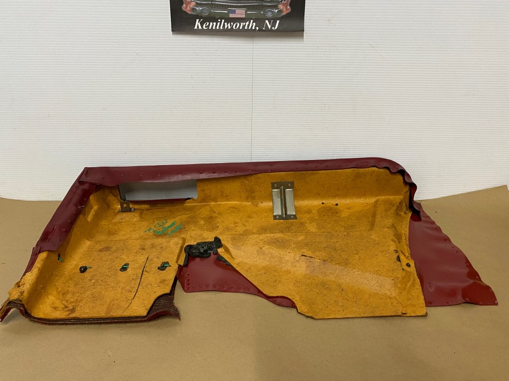OEM 1971 1972 1973 1974 1975 1976 Cadillac Coupe Deville Calais 2 Dr LEFT DRIVER SIDE REAR LOWER DOOR PANEL ARM REST ~ RED - Image 23