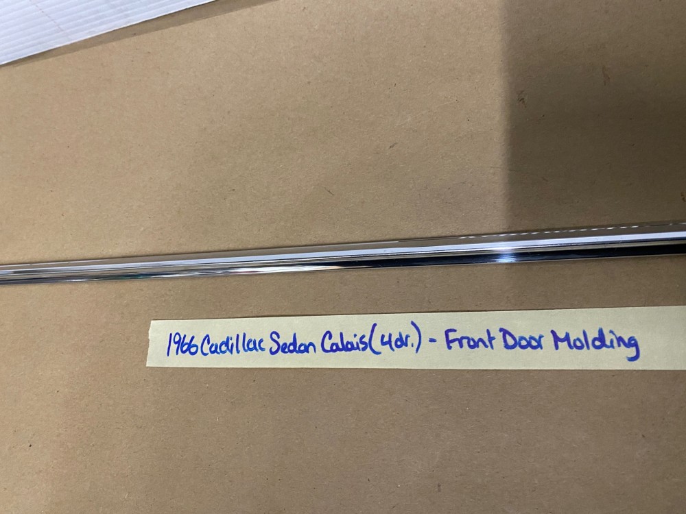OEM 1965 1966 Cadillac Sedan Calais Deville Fleetwood FRONT DOOR CENTER MOLDING TRIM SPEAR #4227317 - Image 23