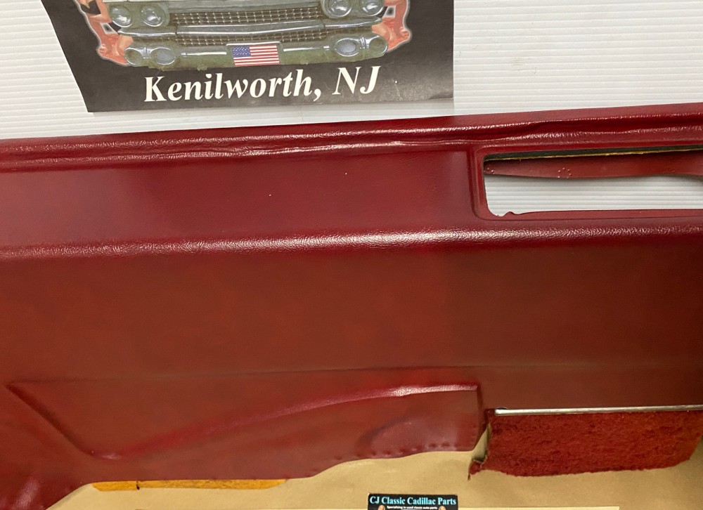 OEM 1971 1972 1973 1974 1975 1976 Cadillac Coupe Deville Calais 2 Dr LEFT DRIVER SIDE REAR LOWER DOOR PANEL ARM REST ~ RED - Image 4