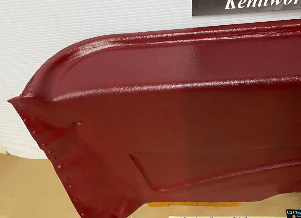 OEM 1971 1972 1973 1974 1975 1976 Cadillac Coupe Deville Calais 2 Dr LEFT DRIVER SIDE REAR LOWER DOOR PANEL ARM REST ~ RED - Image 5