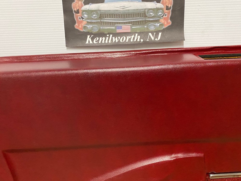 OEM 1971 1972 1973 1974 1975 1976 Cadillac Coupe Deville Calais 2 Dr LEFT DRIVER SIDE REAR LOWER DOOR PANEL ARM REST ~ RED - Image 7