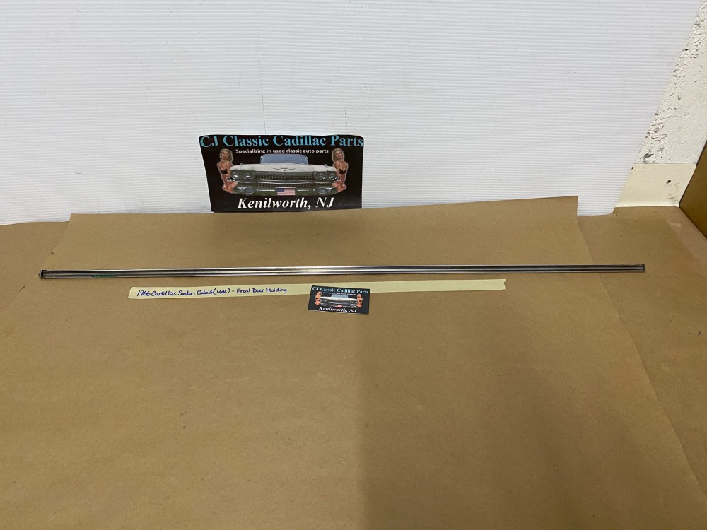 OEM 1965 1966 Cadillac Sedan Calais Deville Fleetwood FRONT DOOR CENTER MOLDING TRIM SPEAR #4227317 - Image 8