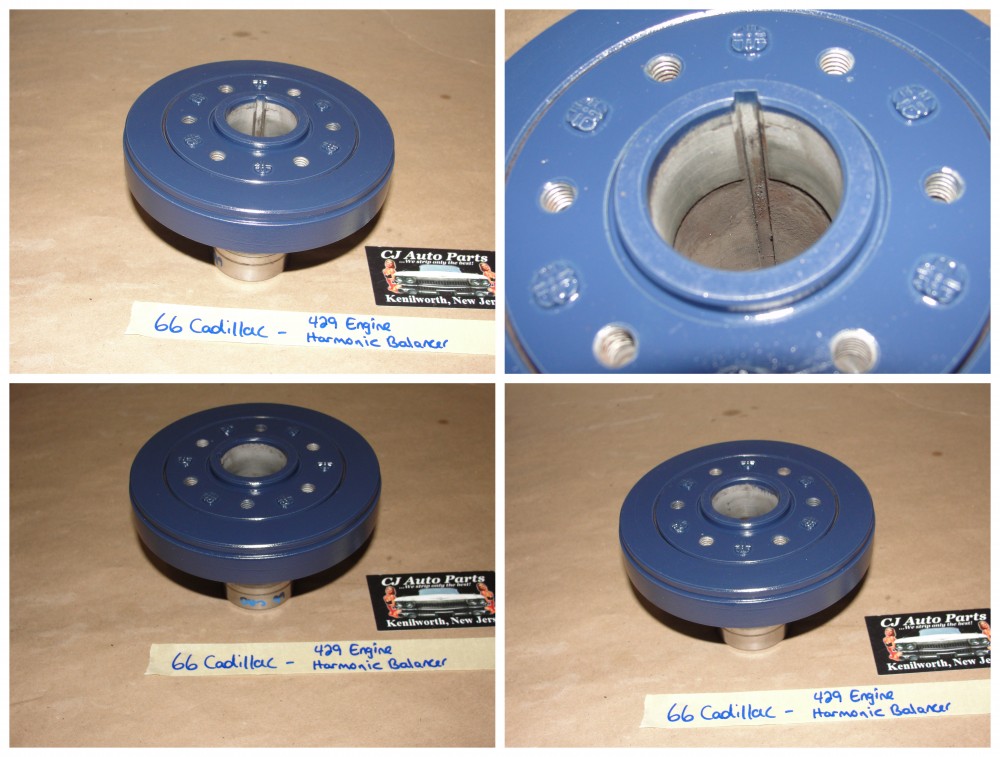 OEM 1966 1967 66 67 Cadillac Deville Fleetwood Eldorado Calais 429 ENGINE CRANKSHAFT HARMONIC BALANCER DAMPER - Image 10