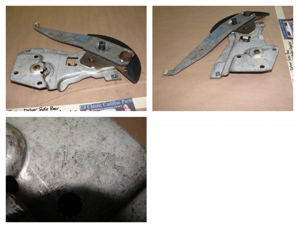 OEM 1971 1972 1973 Cadillac Coupe Deville & Calais Coupe 2DR LEFT DRIVER SIDE REAR QUARTER WINDOW REGULATOR - Image 12