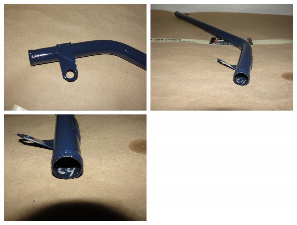 OEM 1963 1964 Cadillac Eldorado Fleetwood Deville 390/429 UNDER INTAKE MANIFOLD HEATER VALVE TO WATER PUMP HOSE TUBE - Image 12