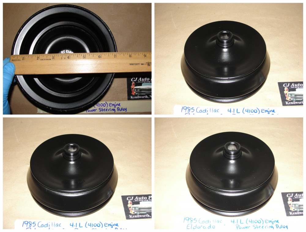 RESTORED 1982, 1983, 1984, 1985 Cadillac Eldorado Fleetwood Brougham Deville Seville 4.1L 4100 8 CYLINDER ENGINE POWER STEERING PULLEY #1626130 - Image 2