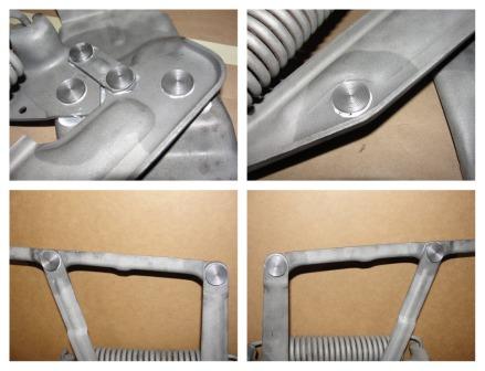 REBUILT 1967 1968 1969 1970 CADILLAC ELDORADO HOOD HINGES WITH SPRINGS - NEW RIVETS - Image 9