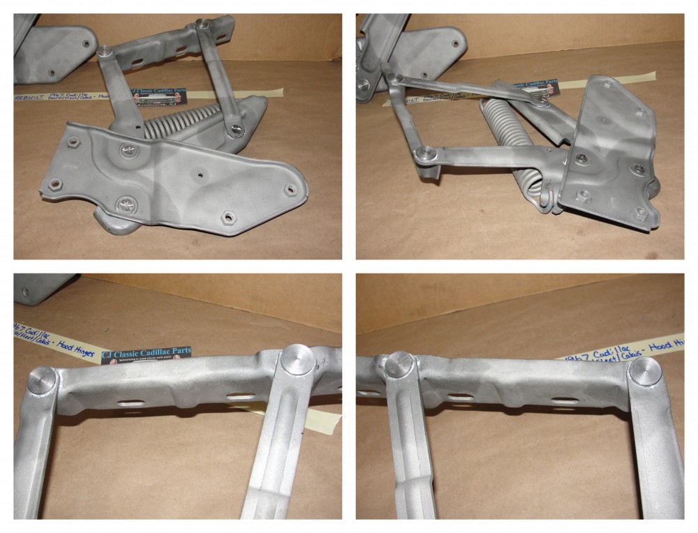 REBUILT 1967 CADILLAC DEVILLE FLEETWOOD CALAIS HOOD HINGES & SPRINGS & NEW RIVETS - Image 12