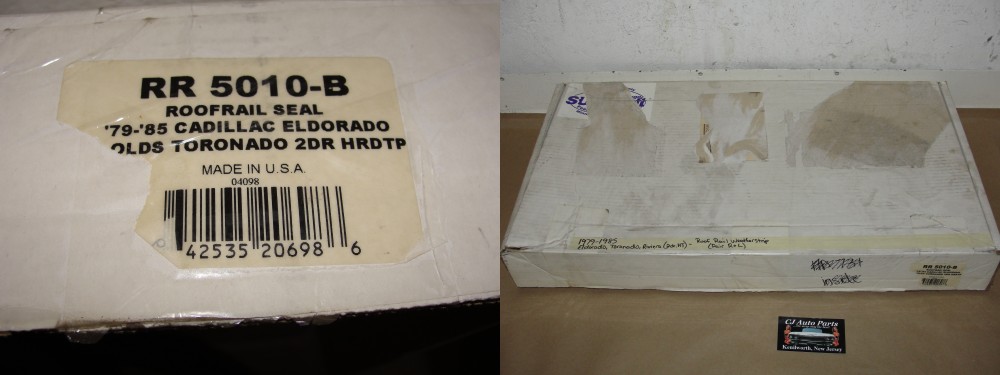 RR 5010-B METRO MOULDED SOFTSEAL 1979 1980 1981 1982 1983 1984 1985 CADILLAC ELDORADO TORONADO RIVIERA 2 DOOR HARDTOP ROOF RAIL WEATHERSTRIP SEALS (PAIR) - Image 12