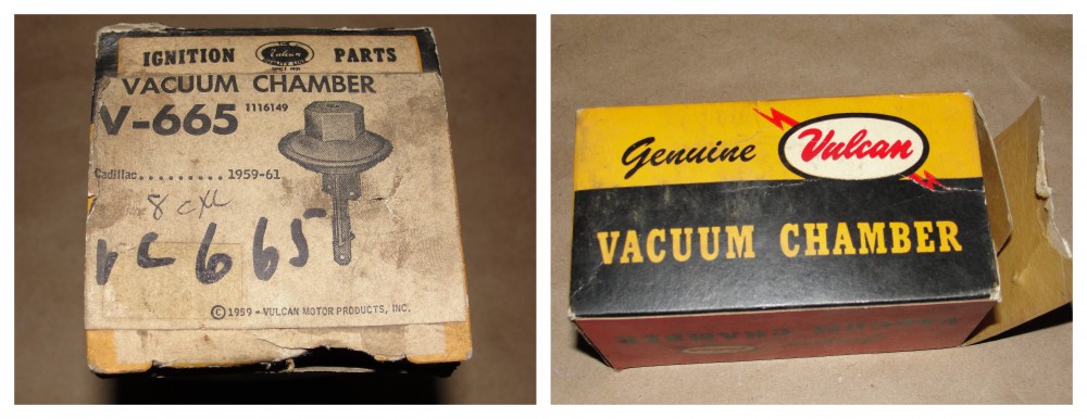 NOS 1959 1960 1961 CADILLAC DEVILLE ELDORADO FLEETWOOD DISTRIBUTOR VACUUM ADVANCE CHAMBER - Image 12
