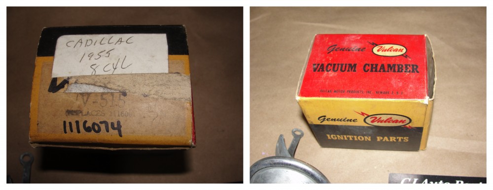 NOS 1953 1954 1955 CADILLAC DISTRIBUTOR VACUUM ADVANCE CHAMBER - Image 12