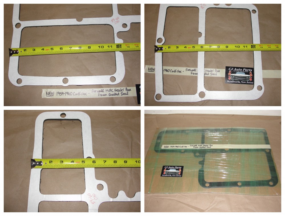 NEW 1959-1960 CADILLAC DEVILLE ELDORADO FLEETWOOD HVAC HEATER BOX FOAM GASKET SEAL - Image 12