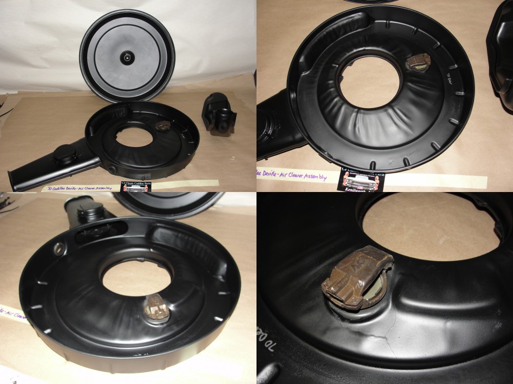 RESTORED 1970 Cadillac Deville Fleetwood Calais 472/500 ENGINE 4 BBL AIR CLEANER ASSEMBLY #6484517 - Image 22