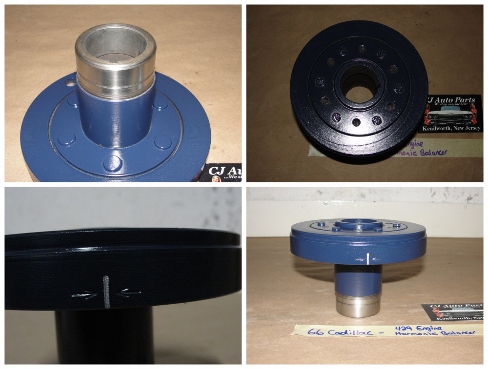 OEM 1966 1967 66 67 Cadillac Deville Fleetwood Eldorado Calais 429 ENGINE CRANKSHAFT HARMONIC BALANCER DAMPER - Image 9