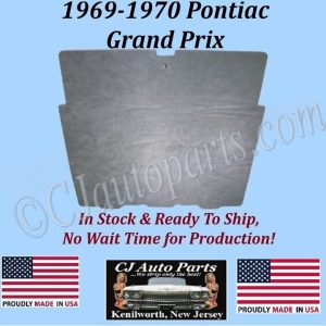 REM 1969 1970 PONTIAC GRAND PRIX HOOD INSULATION IN STOCK - 1" THICK - GPX-HIN-040